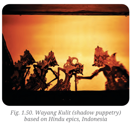 Wayang Kulit shadow puppetry, Indonesia