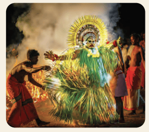 Bhuta-kola performance in Karnataka