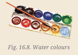 Water colour palette