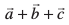 a+b+c
